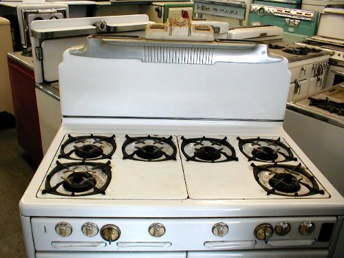 1949 Roper 6 burner gas range