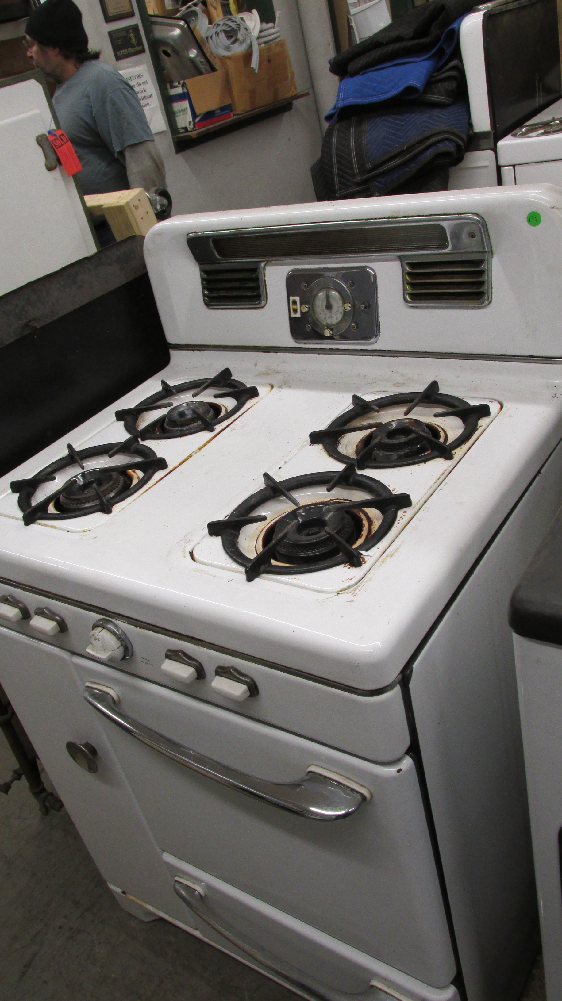 Unrestored Antique Stoves