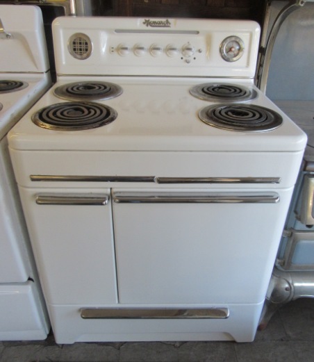 Unrestored Antique Stoves 1952 Monarch Electric Stove 32 - Unrestored Antique Stoves