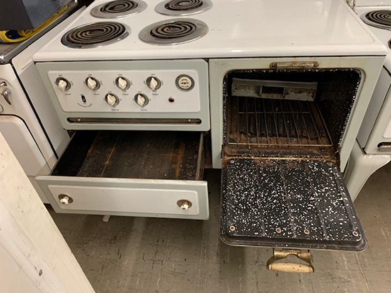 vintage electric range