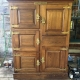 Antique Jewett Refrigerator Co. Oak Five Door Porcelain Lined Icebox early  20c